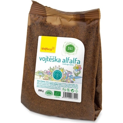 WOLFBERRY Alfalfa semienka lucerny semienka na klíčenie BIO 200 g