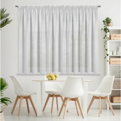 EUROFIRANY Záclona s riasiacou páskou LOARA 300x150 cm