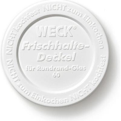 Plastové víčko ke sklenicím WECK Keep Fresh, 60 mm, 5 ks