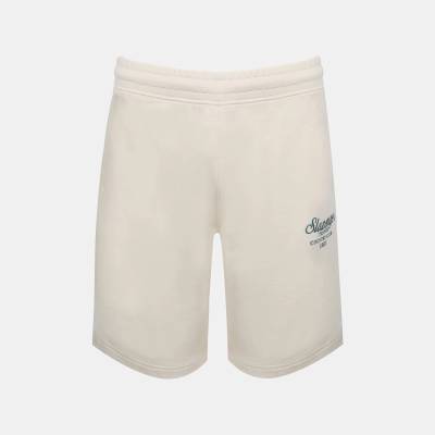 Slazenger Поларени къси панталони Slazenger Men's Fleece Jogger Shorts - White