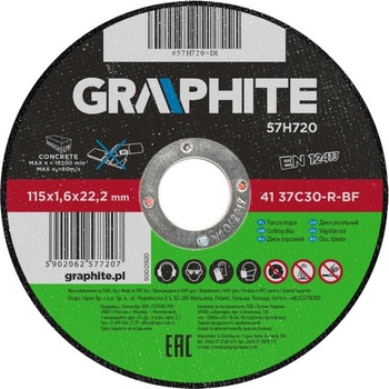 Graphite Kotouč řezný 115 x 22 x 1,6 mm 57H720