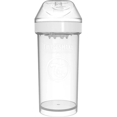Twistshake Детска чаша с шейкър Twistshake 360 мл 12+ месеца бяла