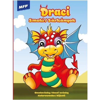 MFP Paper s.r.o. omaľovánky A4 A4 Draci 210x276mm 32 5301061