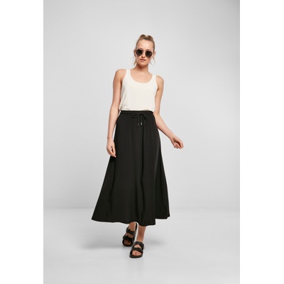 Urban Classics Дамска пола в черен цвят Urban Classics Viscose Midi MODEL108 SALE - , размер 4XL