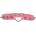 Master Series Spiked Heart Choker Pink