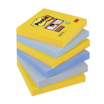 Post-it Sticky Notes POST-IT Super Sticky (654-6SS-NY), 76x76mm, 6x90 cards. , new york