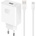 Huawei Оригинално зарядно Huawei SuperCharge 66W, 6A, 1 x USB-A, Kабел 66A в комплекта, Бял (HW-110600E02Cable)