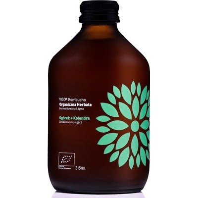 Vigo bio kombucha uhorka a koriander 330 ml