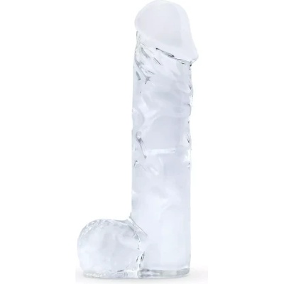 Easy Реалистично стъклено дилдо с тестиси Gildo 29