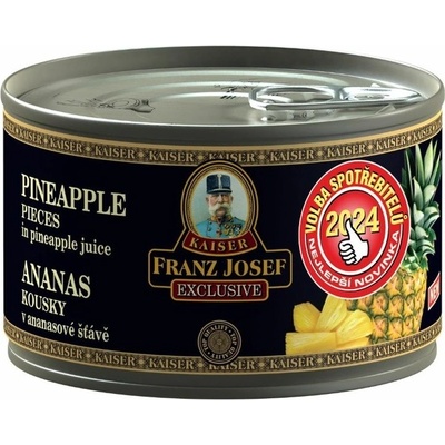 Franz Josef Kaiser Ananas kousky v ananasové šťávě 240 ml – Zbozi.Blesk.cz