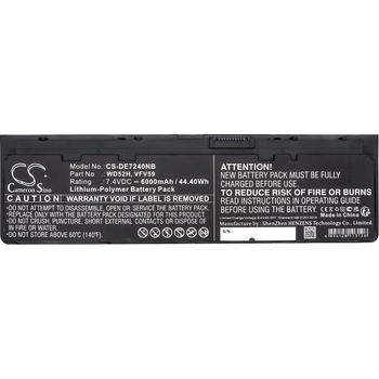 Image 1 of Cameron Sino Батерия за лаптоп DELL Latitude E7240 E7250, Latitude 12 7000, 0J31N7 LiPo 7.4V 6000 mAh CAMERON SINO (CS-DE7240NB)