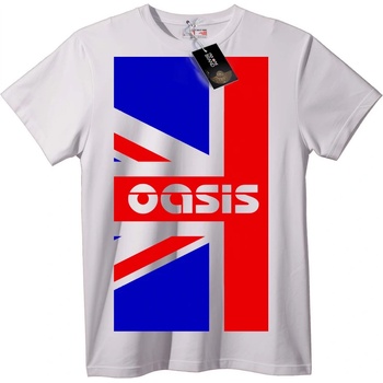 NOONEBRAND Тениска Oasis Union Jack - 2XL, Black
