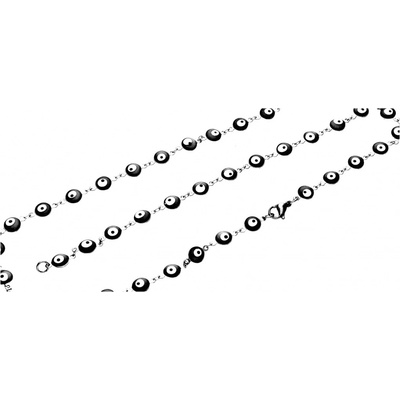 Ewena Řetízek s náramkem z chirurgické oceli KP345