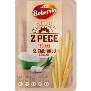 Bohemia Interactive Пръчици Бохемия от фурна със заквасена сметана и лук 85 г