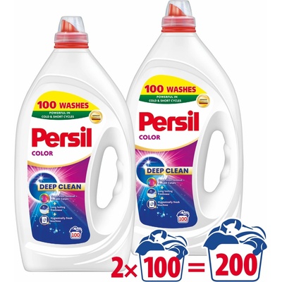 Persil Color prací gel 2 × 4,5 l 200 PD