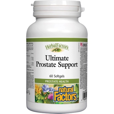 Natural Factors Herbal Factors Ultimate Prostate Support, 60 софтгел капсули, Natural Factors