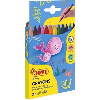 Jovi Hexagonal Wax Crayons Восъци 12 бр (912)