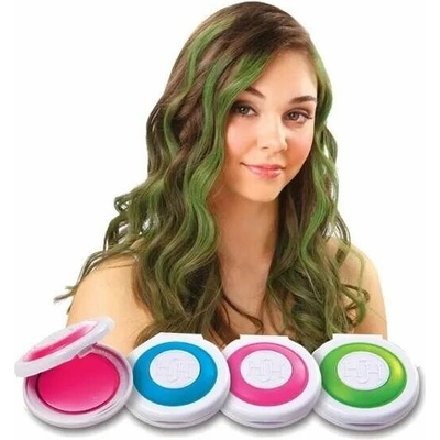Hot Huez HU011132 Farebné kriedy na vlasy, 4ks