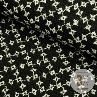 Len Leonor Výšivka - Černá