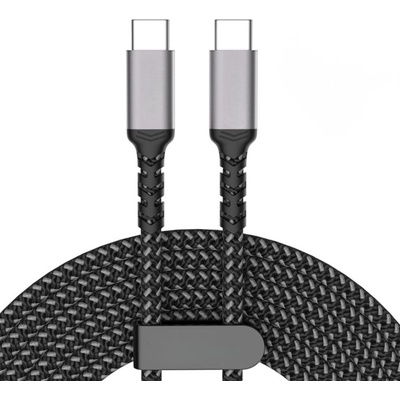 PremiumCord ku31cr2 USB-C ( USB 3.2 GEN 2, 3A, 60W, 20Gbit/s ) bavlněný oplet, 2m