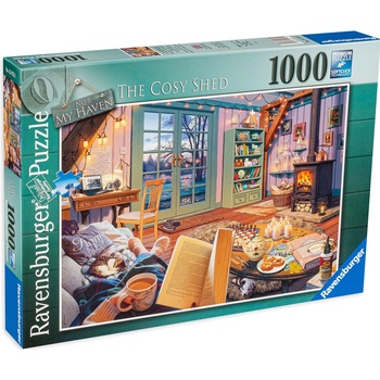 Ravensburger Пъзел Ravensburger от 1000 части - The Cosy Shed (12000050)