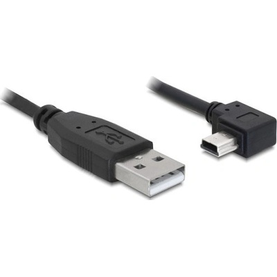 Delock kábel USB 2.0 A-samec > USB mini-B 5-pin samec pravoůhlý, 2m