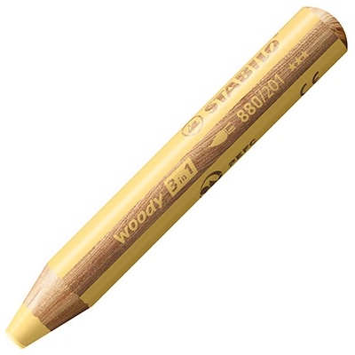 STABILO woody voskovka 3 v 1 pastelová žltá