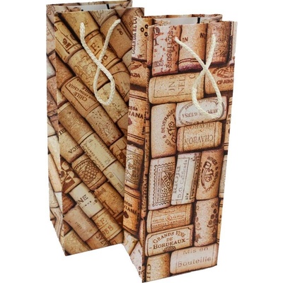 Home Elements Dárková taška na víno 12 x 36 x 9 cm