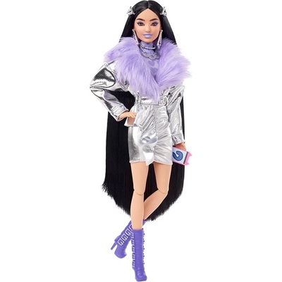 Mattel Кукла Barbie, Екстра: С лилава кожена яка и ботуши, 1710321