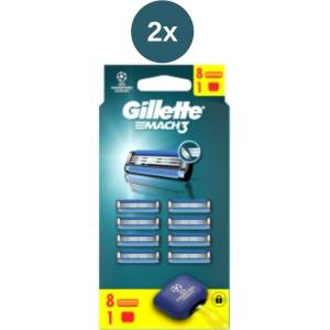 Gillette Ножчета за бръснене Gillette Mach3 2x (8 бр. /опаковка)