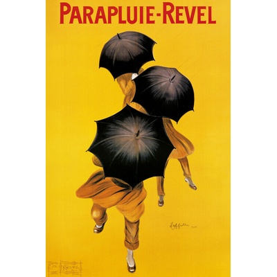 Plagát, Obraz - Poster advertising 'Revel' umbrellas (1922), Leonetto Cappiello, 26.7 × 40 cm