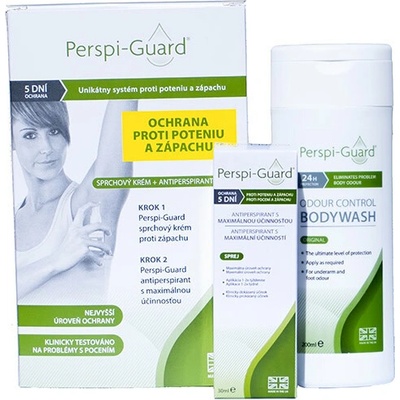 Perspi-Guard Balíček antiperspirant 30 ml + sprchový krém proti zápachu 200 ml,
