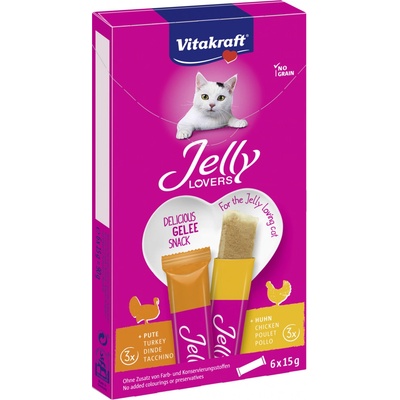 Vitakraft Jelly Lovers losos a platýs 6 x 15 g