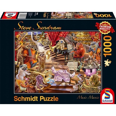 Schmidt Spiele Steve Sundram PQ 1000 Steve Sundram Zvířecí koncert G3 1000 dílků