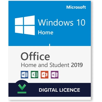 Microsoft Windows 10 Home + Micrisift Office 2019 Home and Student (DCDLD004DCDLD027)