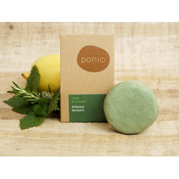 Ponio tuhý šampon kopřivový Citrón a rozmarýn 30 g