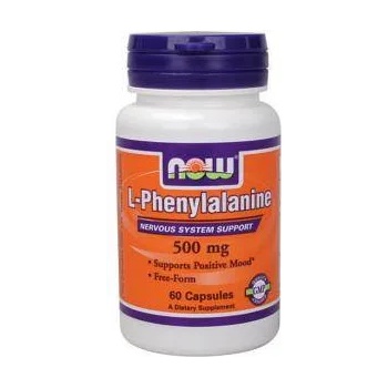 NOW Фенилаланин 500 мг. - L-Phenylalanine - 60 капсули - NOW FOODS, NF0130