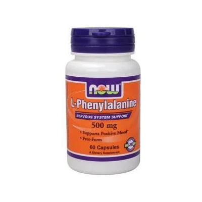 NOW Фенилаланин 500 мг. - L-Phenylalanine - 60 капсули - NOW FOODS, NF0130