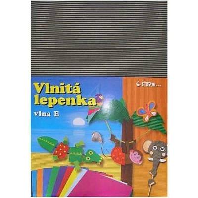 Lepenka E-Welle 260g 34,5 x 24,5cm rovná-šedá 10 listů