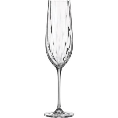 Crystal Bohemia URIA OPTIC poháre na šampanské 6 x 270 ml