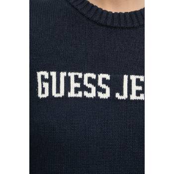 Guess Jeans Памучен пуловер Guess Jeans в тъмносиньо W4BR10 Z3HM1 (W4BR10.Z3HM1)