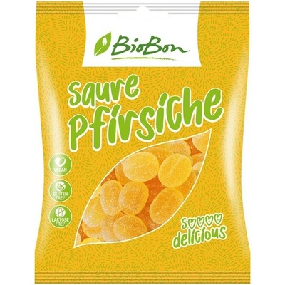 BioBon Cukríky Kyslé broskyne BIO 100 g