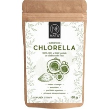 NATU Chlorella BIO prášek 80 g