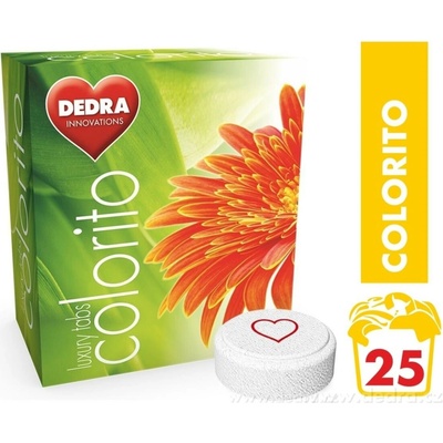 Dedra Colorito tablety na barevné prádlo koncentrované 50 tablet