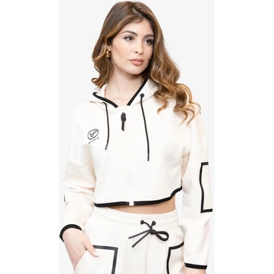 Felpa Italy Short slonovinová-čierna