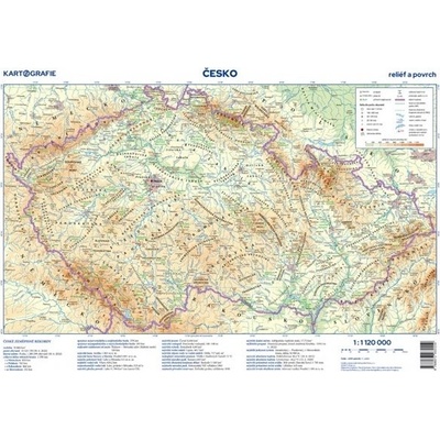 Podložka - Česká republika - příruční mapa- 1:1 120 000 – Zbozi.Blesk.cz