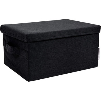 Bigso Черна текстилна кутия за съхранение с капак 35x26x19 cm Soft Storage - Bigso (6935S0501)