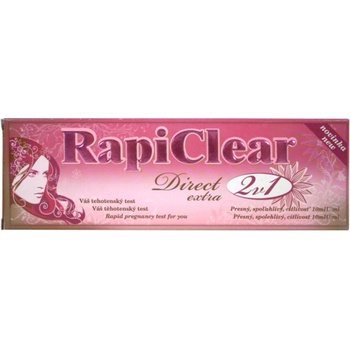 RapiClear Direct Extra 2v1 tehotenský test 2 ks