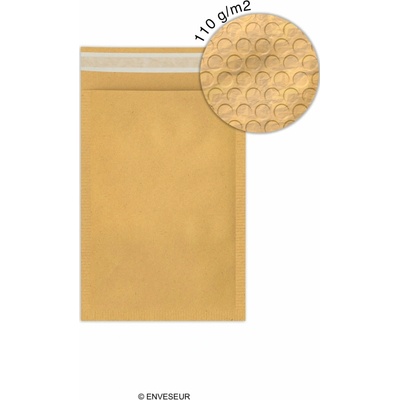 Ekonomické bublinkové obálky - 165 x 100 mm - Manilová