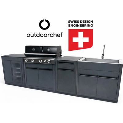 Outdoorchef Venkovní modulární kuchyň SET 6 HEAT X-415 30MB GRANIT